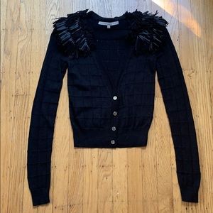 Edgy Cardigan with Fringe